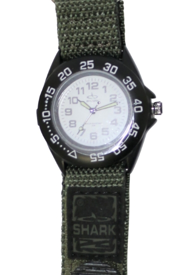 Picture of SHARK 5ATM Velcro Surf Watch Khaki