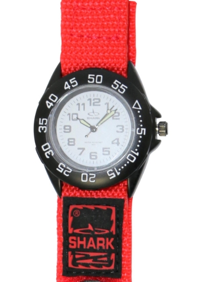 Picture of SHARK 5ATM Velcro Surf Watch Red