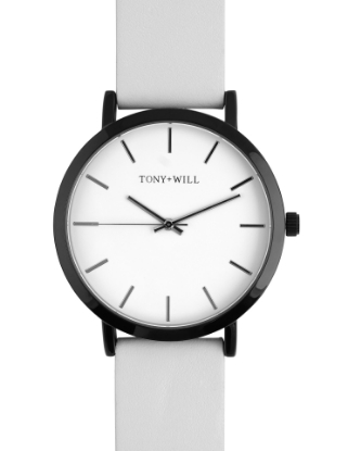 Show details for CLASSIC LEATHER Black / White/ White Picture of CLASSIC LEATHER Black / White/ White