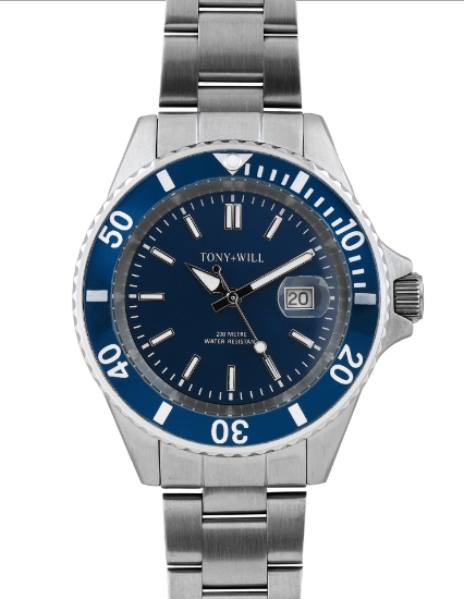 Picture of Divers Silver/Navy